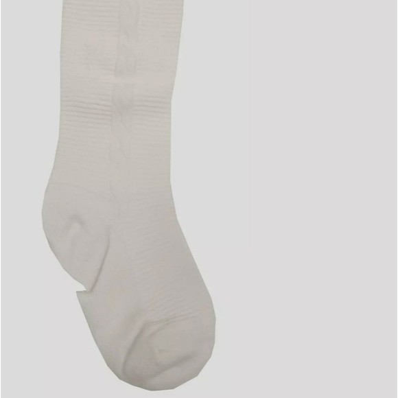 Zubii Girls Footed Tights White Navy Size 6 Pack of 2 - Picture 5 of 10